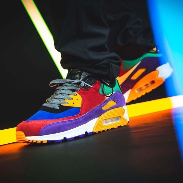 

2020 90 ultra betrue prm mixtape side qs viotech se suede leather laser fuchsia sneaker for men women running sport shoes
