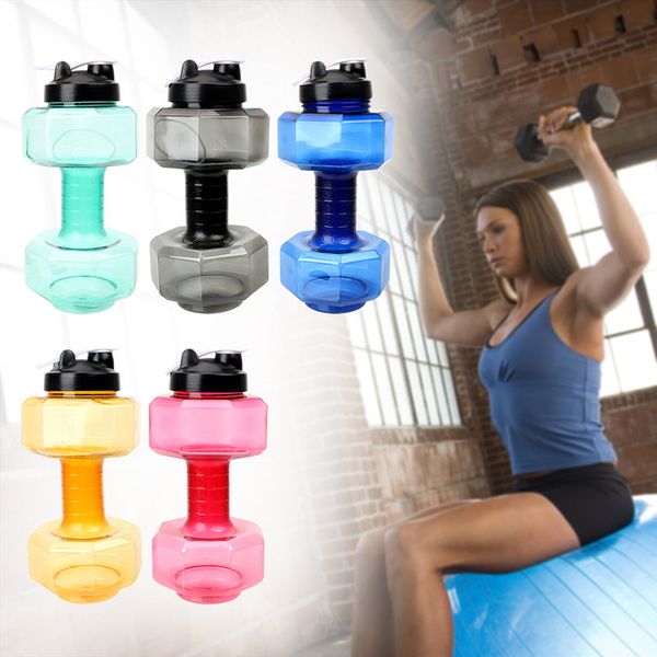 

2.5l открытый gym гантели чайник гантели фитнес бутылки воды открытый фитнес велосипед отдых открытый бутылки воды