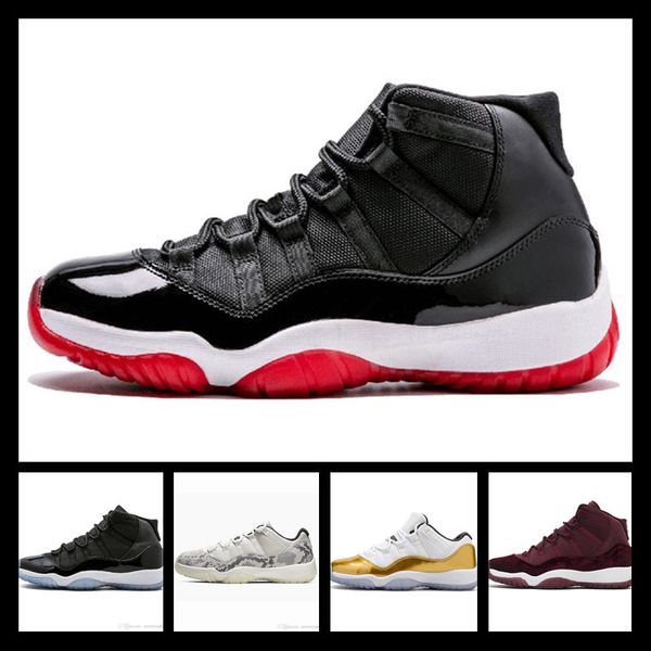 

2019 змеиной кожи bred 2019 11 11s баскетбол обувь cap и платье space jam наследница черный платина оттенок тапок женщин us5.5-13
