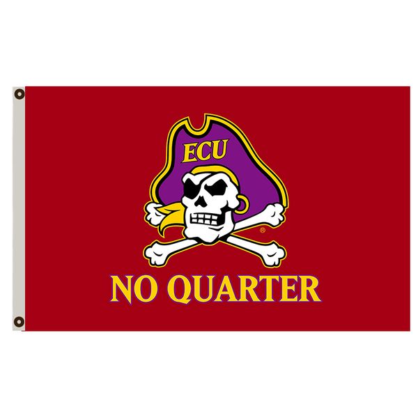 

Восточная Каролина Пираты ECU нет четверти флаг баннер
