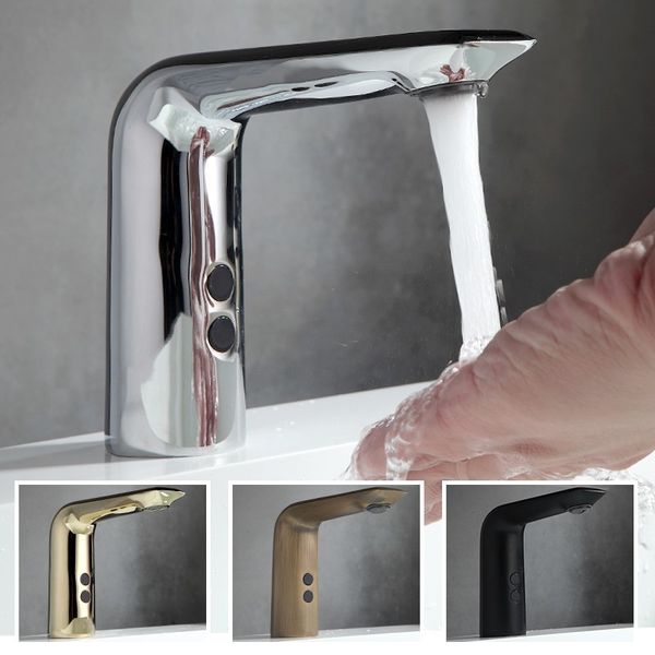 

Faucet en or bathroom automatic hand touch water aving inductive electric water tap battery power ba in faucet