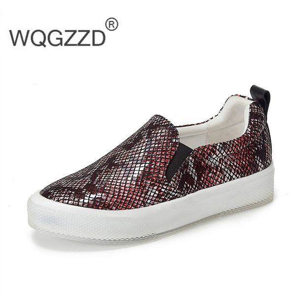 

flat shoes women's loafers genuine leather simple and wild casual shoes women loafers zapatos de mujer, Black