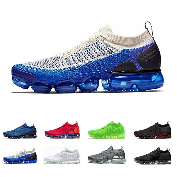 

2019 running shoe for man woman mesh cushion triple black golden men shoes sports chaussures sneakers trainers vapersmax white