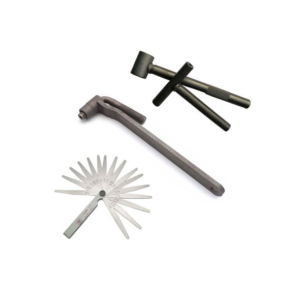 

motorcycle engine valve screw adjusting t spanner wrench 8mm 9mm 10mm valve bolt feeler gauge 0.02 to 1mm dropshipping