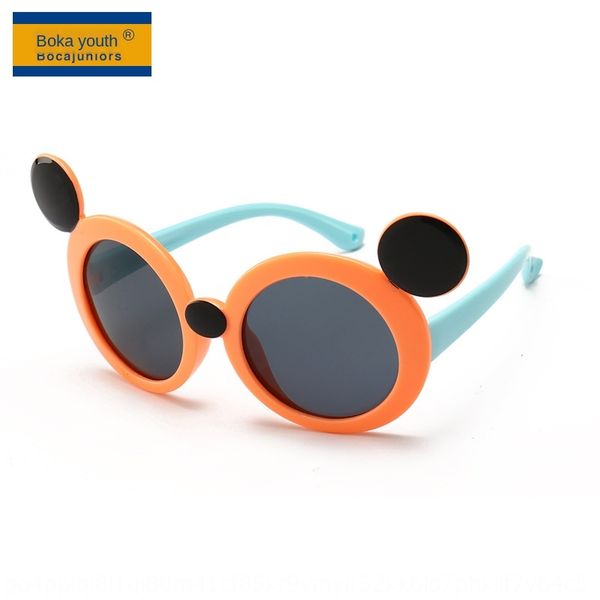 

2020 children's cartoon round polarized 1645 2020 children's cartoon silicone round sun glasses silicone polarized sun glasses 164, Blue
