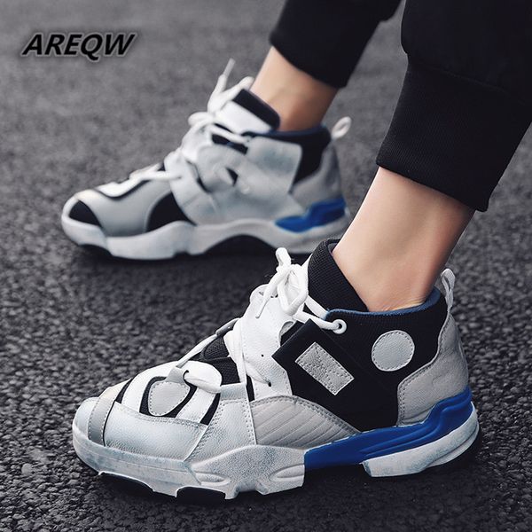 

2019 spring and autumn new men's korean version of the trend of casual shoes breathable student fashion sports shoes, Black