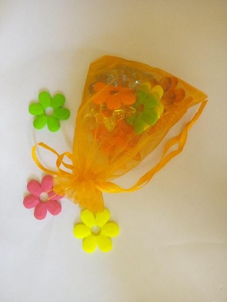 

20*30cm 50pcs organza bag orange drawstring bag jewelry packaging bags for /gift/ small transparent pouch yarn