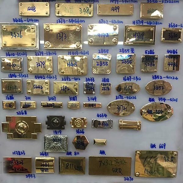 

blank name metal laser tag stud costume jewelry fashion accessories decorations findings, Black