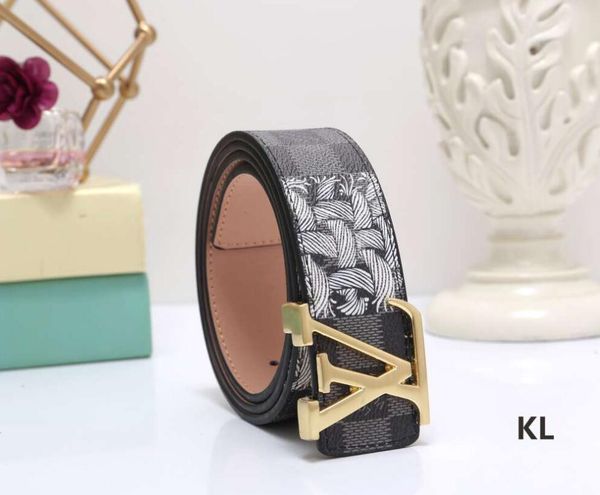 

brand belt casual letters smooth buckle premium belt box men fashion designers men ladies luxury belt 26, Black;brown