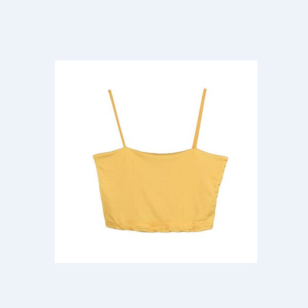 

women cross strappy bra tank bustier vest crop crop sleeveless shirt slim strap skinny vest camisole, White