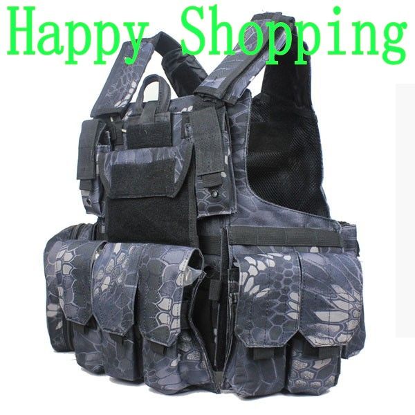 

new ciras heavy duty tactical combat armor vest kryptek camo molle game vests ing, Camo;black