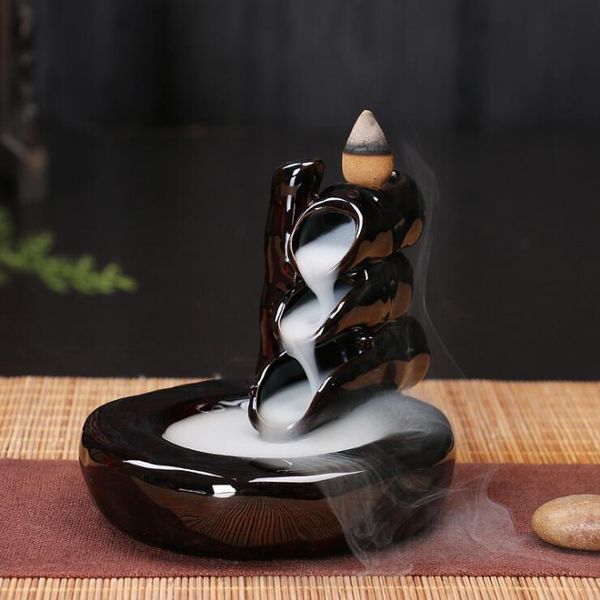 Backflow Buddhist Incense Lamps Made Of Ceramics Multiple Styles Joss