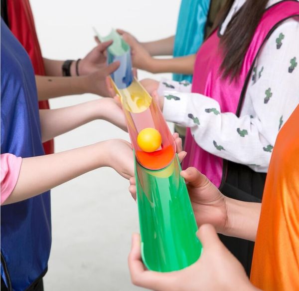 Beads Rolling Plastic U Groove Track Outdoor Funny Games School