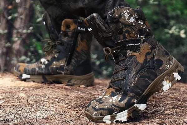 Top 2021 nuovi stivali da combattimento impermeabili mimetici alti stivali militari antiscivolo stivali tattici allenamento fitness palestra a piedi yakuda negozio online locale