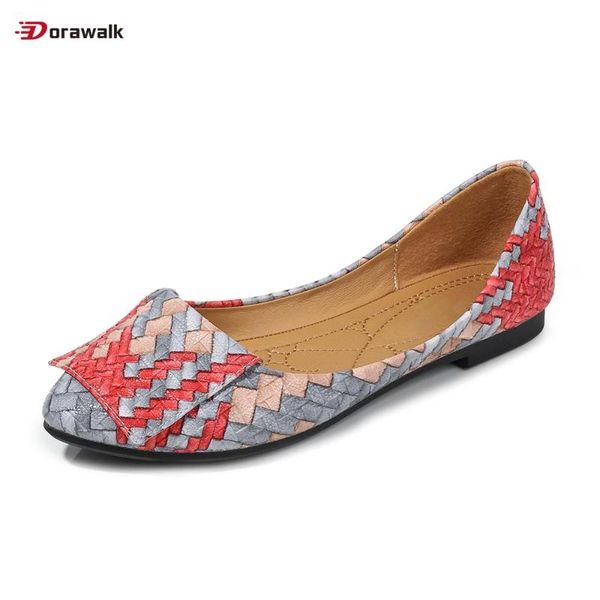 

dorawalk women ballet flats pointed toe checkered plus size slip-on low cut soft-soled foldable comfort ladies casual flat shoes, Black