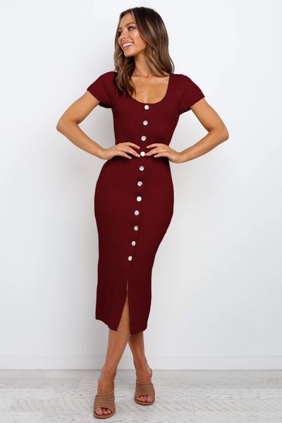 

new 2020 summer casual design v-neck bodycon dresses twill striped print short sleeve s-xl 2 colours ing, Black;gray