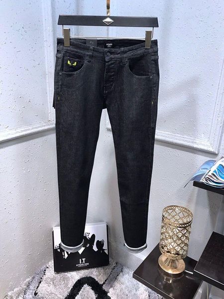 

new style brand new mens jeans distressed ripped biker jeans slim fit motorcycle biker denim jeans fashion designer pants 5609, Blue