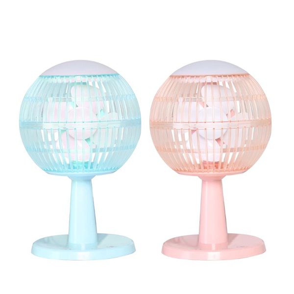 Desk Fan Bluetooth Speaker Colorful Lamp Light Air Cooling Usb