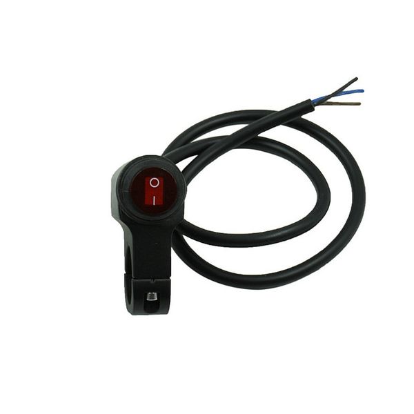 

1x modified motorcycle aluminum switch accessories led light waterproof switch retro headlight three line