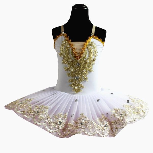 

professional ballet tutus for girls white swan lake ballet dress dance clothes pancake ballerina figure skating dress, Black;red