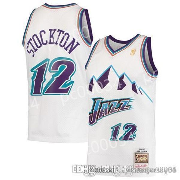 john stockton purple jazz jersey