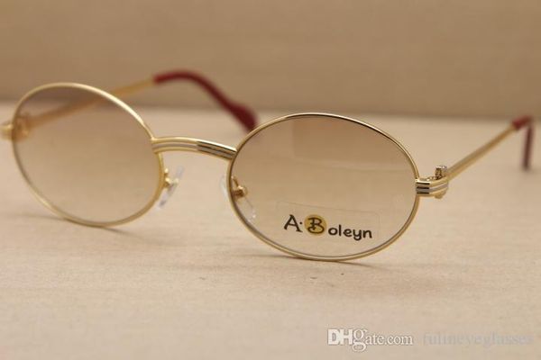 

wholesale 1188008 round metal sunglasses woman or men brand designer famous brand sunglasses driving glasses size:55-22-135mm, White;black