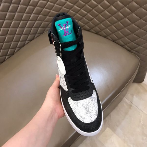 

wz5 luxury personality fashion men's shoes outdoor high-sports running men's shoes original box packaging zapatos hombre, Black