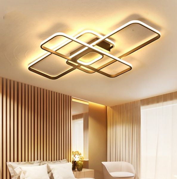 2019 Modern Simple Led Living Room Ceiling Lights Special Shaped Nordic Bedroom Restaurant Roof Lighting Fashionable Creative Aluminum Roof Lamps From