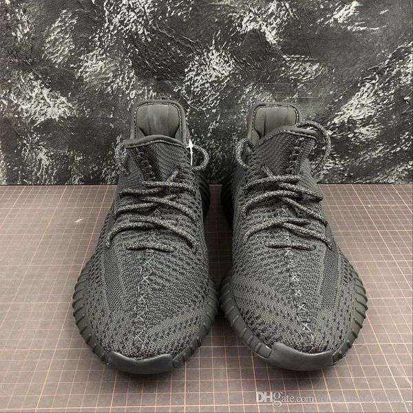 

new black 3m mens womens running shoes yeezreel yecheil citrin cloud white glow in the dark kanye west designer trainers sports sneaker