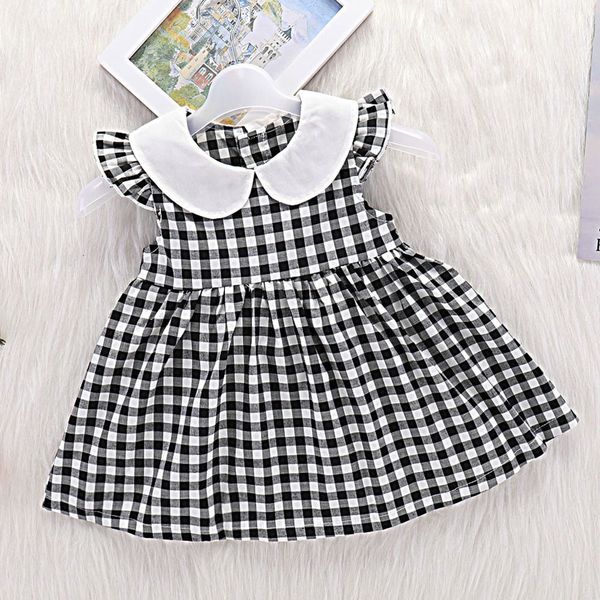 

baby girls button princess sleeveless party dress sundress baby girl summer sleeveless dress, Red;yellow