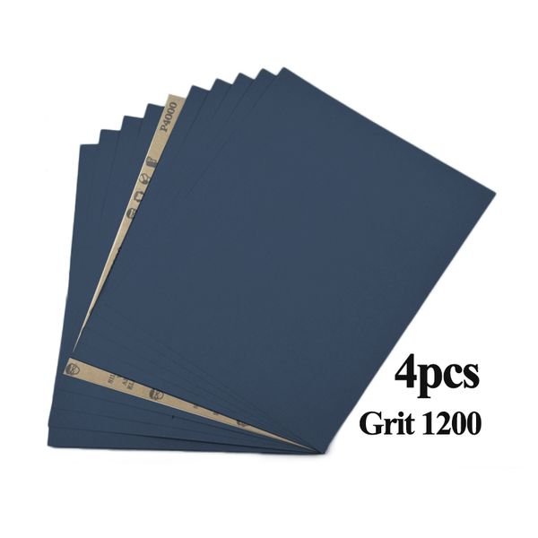 

4pcs dry and wet sandpaper for wood furniture car polishing 280x230mm waterproof
