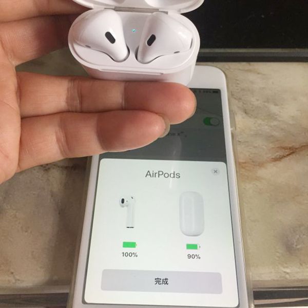 

For airpod w1 chip bluetooth earphone ca e work touch voice control connect to icloud