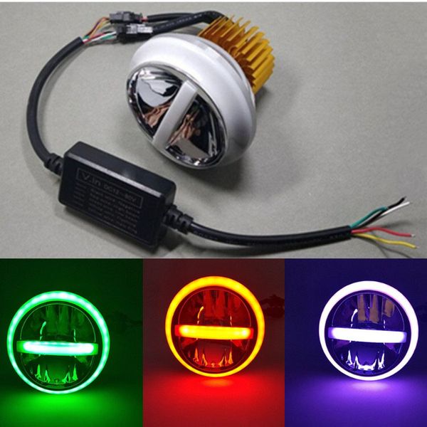 

мотоцикл электромобиль ремонт фар цвет глаз ангела встроенный светодиодный супер яркий фар 12 в-80 в универсальный