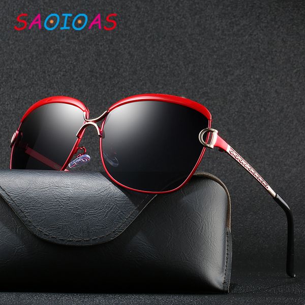 

saoioas polarized ladies sunglasses women gradient lens round sun glasses square oculos lunette de soleil femme, White;black