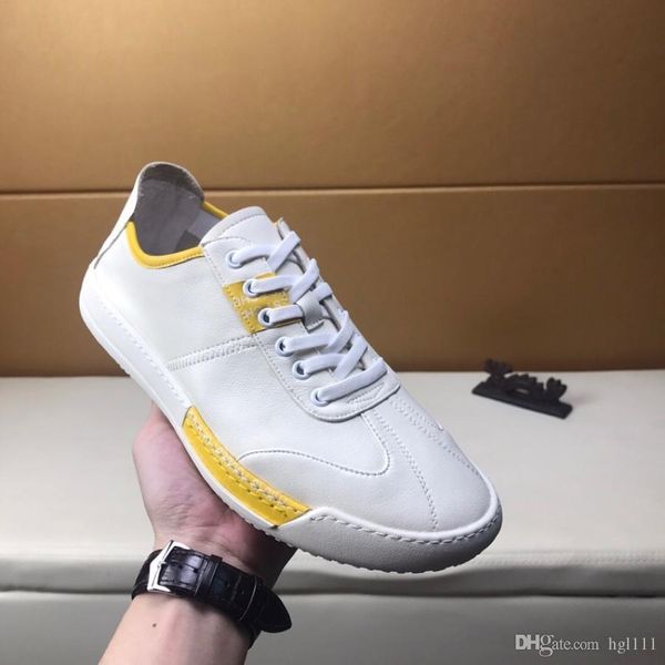 

men's shoes tide autumn new korean fashion casual wild white shoes leather comfortable soft bottom low shoes waterproof high quality