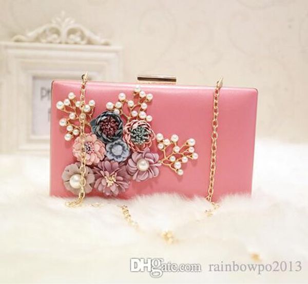 

brand new package kawai stereo flower woman hand bag lovely ladies fashion rhinestone yanbao three-dimensional flower diamond dinner bag