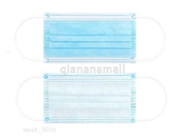 

маска ply dhl 3 дышащий рм2,5 civil adult f 1pcs синий маски материалы ткань аэродинамическим способом из расплава одноразовые 3ply лица