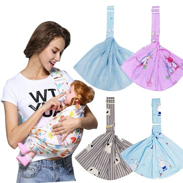 

baby carrier multi-function baby sling newborn child cross-armed shoulder strap summer cotton four seasons before holding