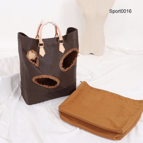 

классический стиль женщины сумка личность полые леди повседневная сумка большой емкости открытый путешествия сумка для хранения