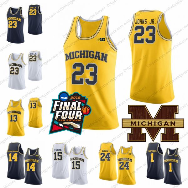 

Custom Michigan Wolverines 0 David DeJulius 3 Zavier Simpson 4 Isaiah Livers 5 Adrien Nunez 11 Colin Castleton Final Four Basketball Jersey