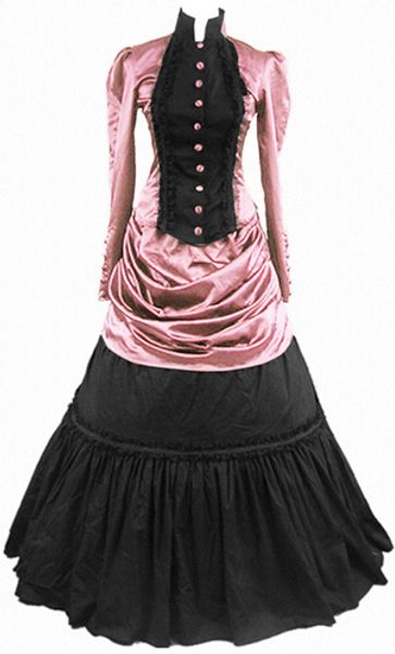 

ll330)the 2016 new women long sleeves dress party gothic lolita halloween costumes victorian halloween for girls, Black;red