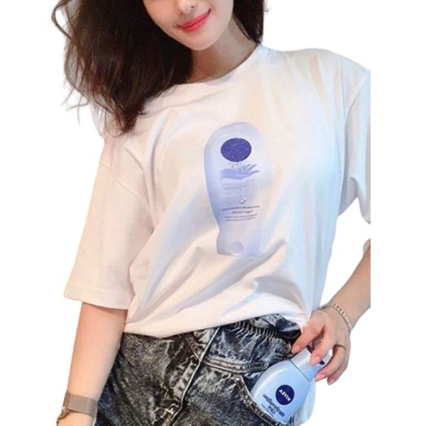 

designer womens tshirts 2020 summer casual mens luxury clothes short sleeve tees fashion cream tee print funny tees s-xl, White