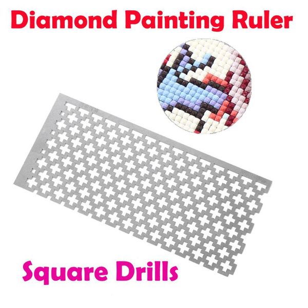 

5d diy diamond painting tools mesh ruler square drill drawing ruler diamond embroidery cross stitch painting
