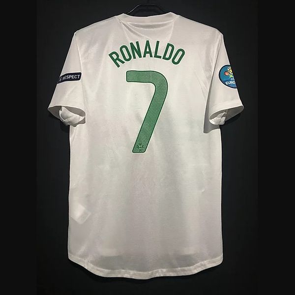 

retro portugal soccer jerseys ronaldo rui costa figo pauleta deco moutinho vintage football shirt classic kit, Black;yellow