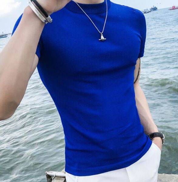 

ysmile y #barc13 blue awy yellow v solid heart-shaped base autumn sweater t blood slim lycra cotton shirt, White;black