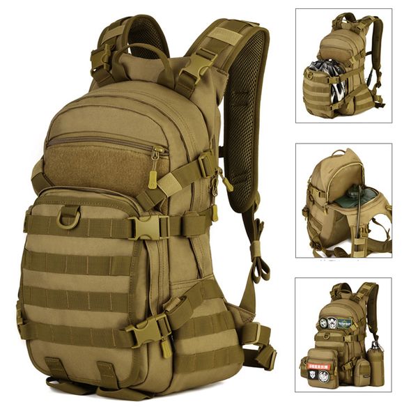 

25l speed riding bag outdoor tactical backpack cycling helmet bag & water outdoor sports rucksack mountaineering s435
