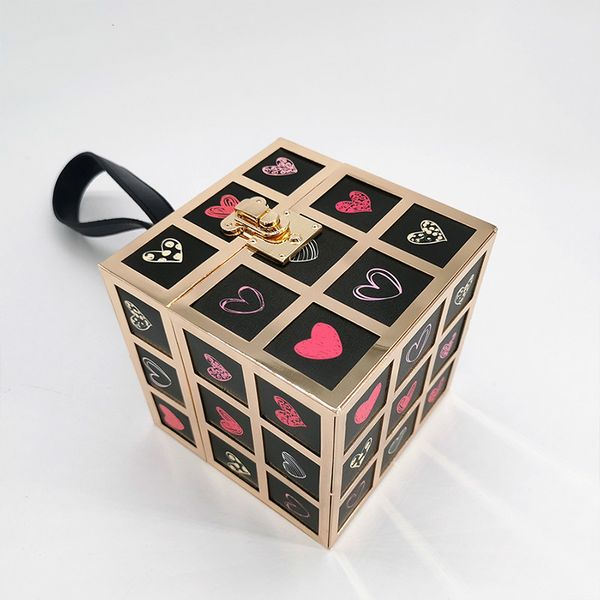 

vintage magic evening bag clutch women fashion totes luxury new designer square black wedding clutch purse ladies mini handbags