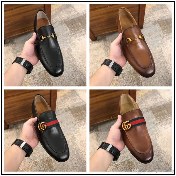 

жарко! размер 38 45 мужская свадебная обувь роскошные дизайнеры красные нижние мокасины деловые туфли, черная лакированная кожа loubiflat на, Black