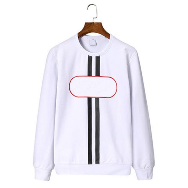 

дизайнер мужские женские 2 чистый цвет спортивный стиль кофты с длинным рукавом черный белый печатный крест осень повседневная топ высокое к, Black
