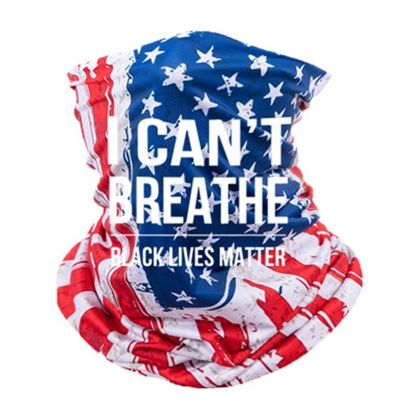 

i cant breathe shipping kids neck gaiter bandanas scarves with pm2.5 filter multi-purpose washable balaclava face er prot #53612, Blue;black